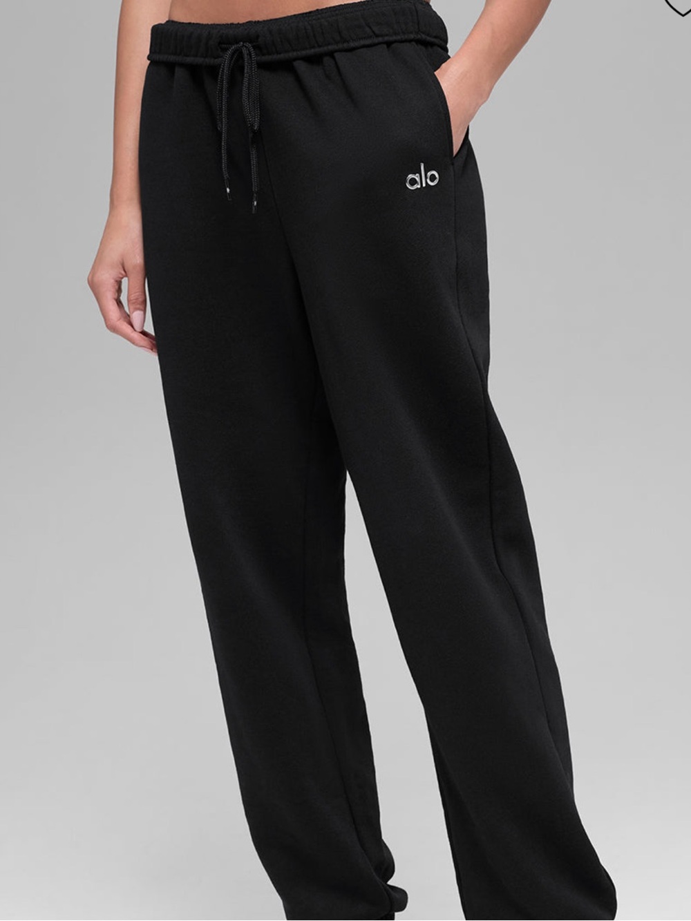 Alo Black Accolade Sweatpants